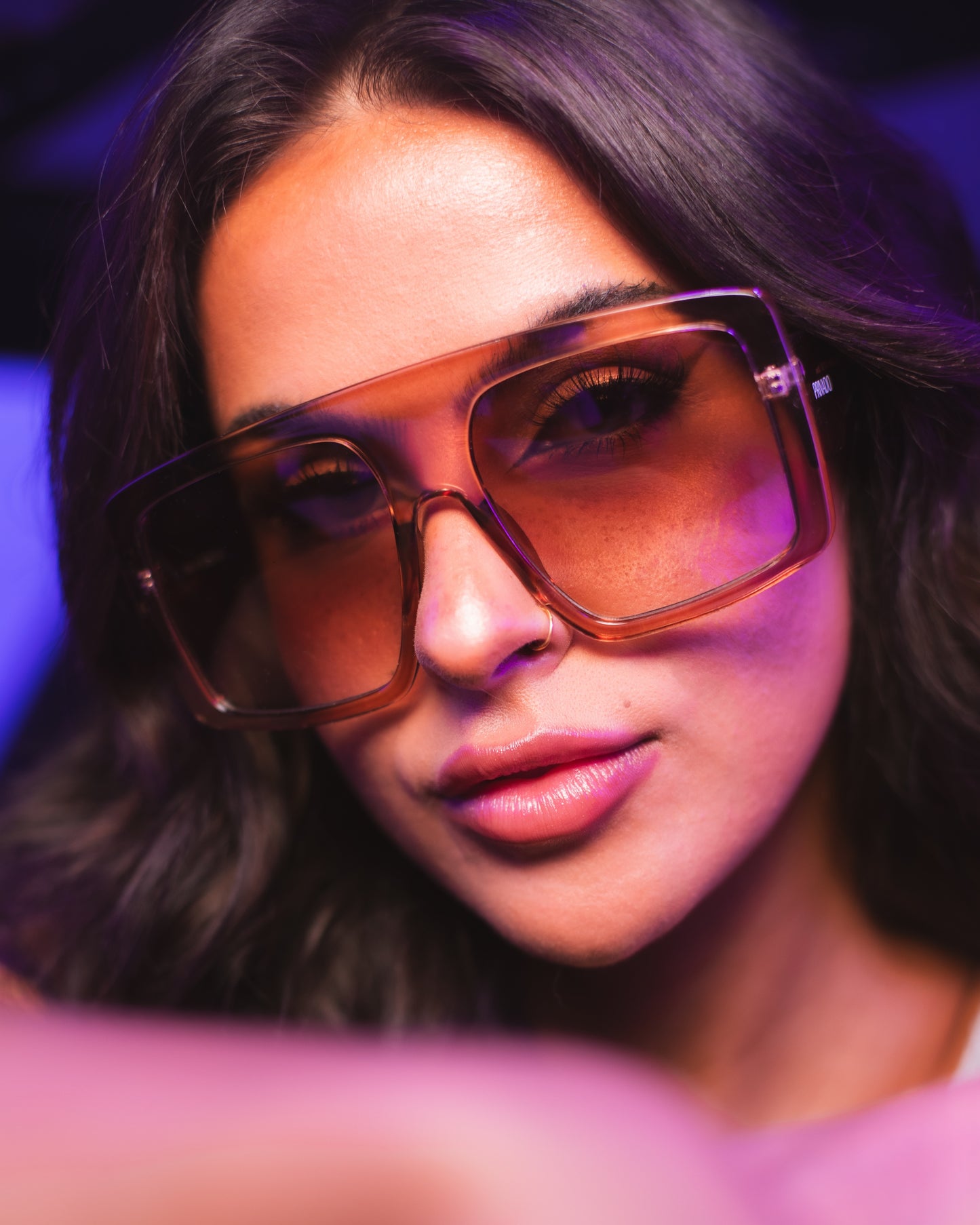 Otus - Standout Oversized Square Sunglasses - Black & Brown