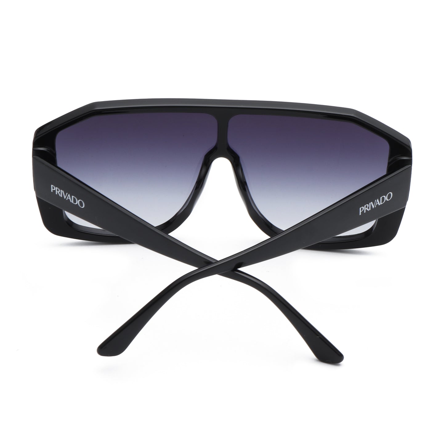 Pygmy - Square Statement Sunglasses - Black & Beige