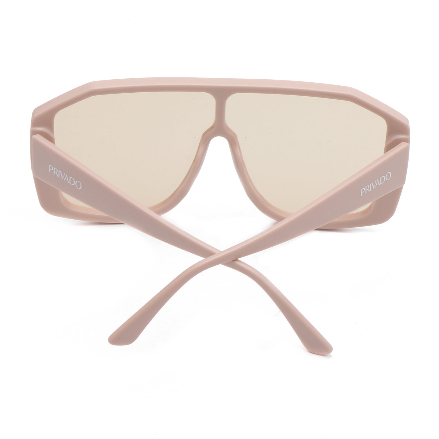 Pygmy - Square Statement Sunglasses - Black & Beige