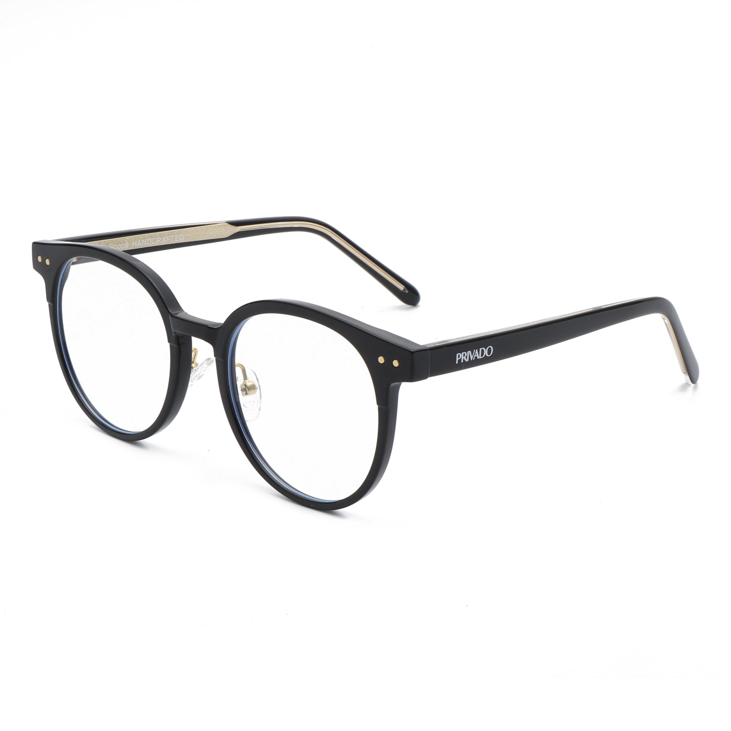 Scops - Clubmaster Blue Light Glasses - Hypoallergenic Frame