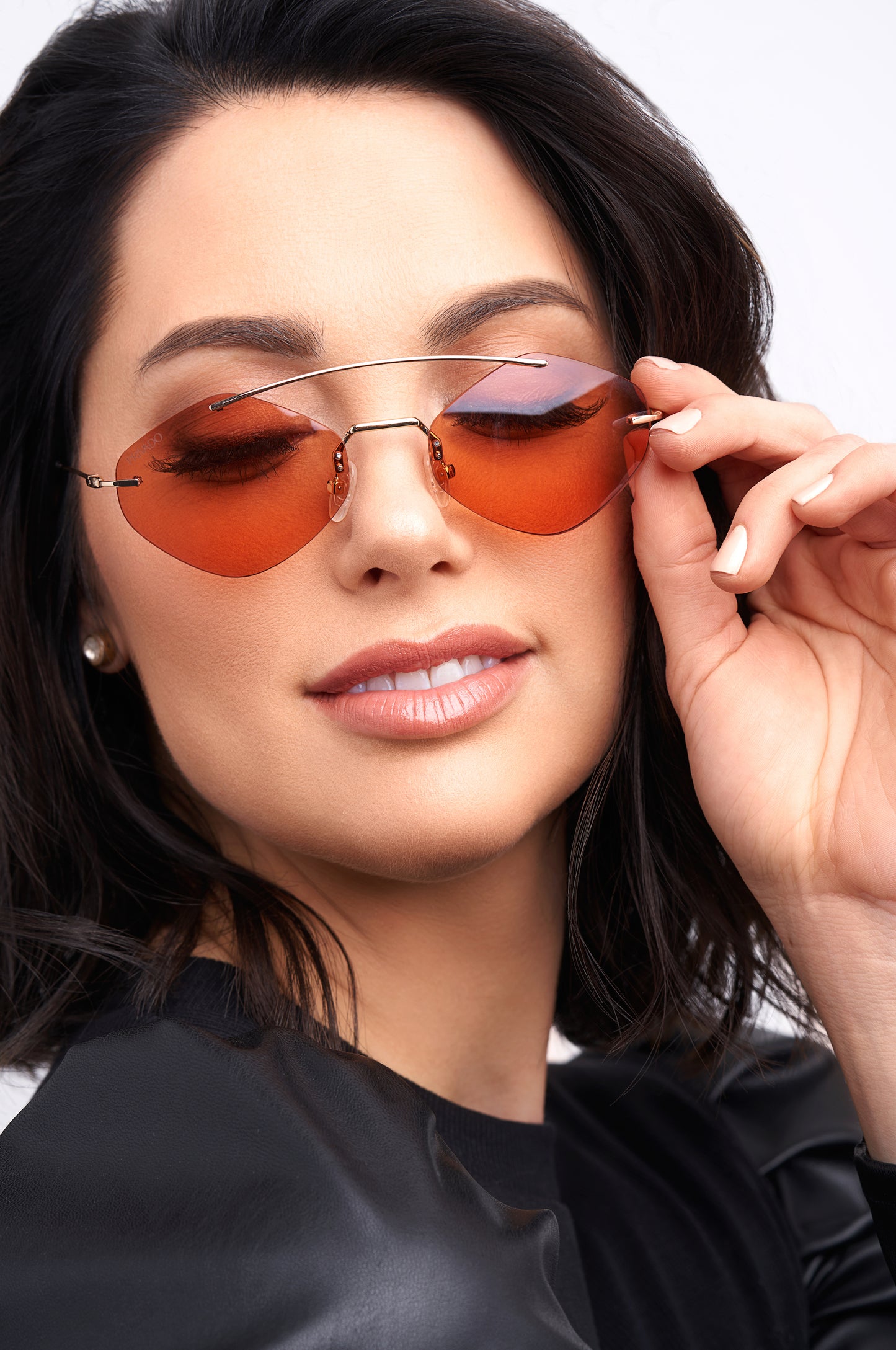 Ninox - Amber Lens Sunglasses - Gold & Black