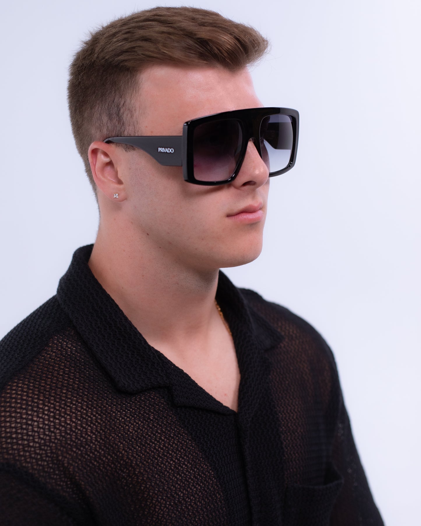 Otus - Standout Oversized Square Sunglasses - Black & Brown