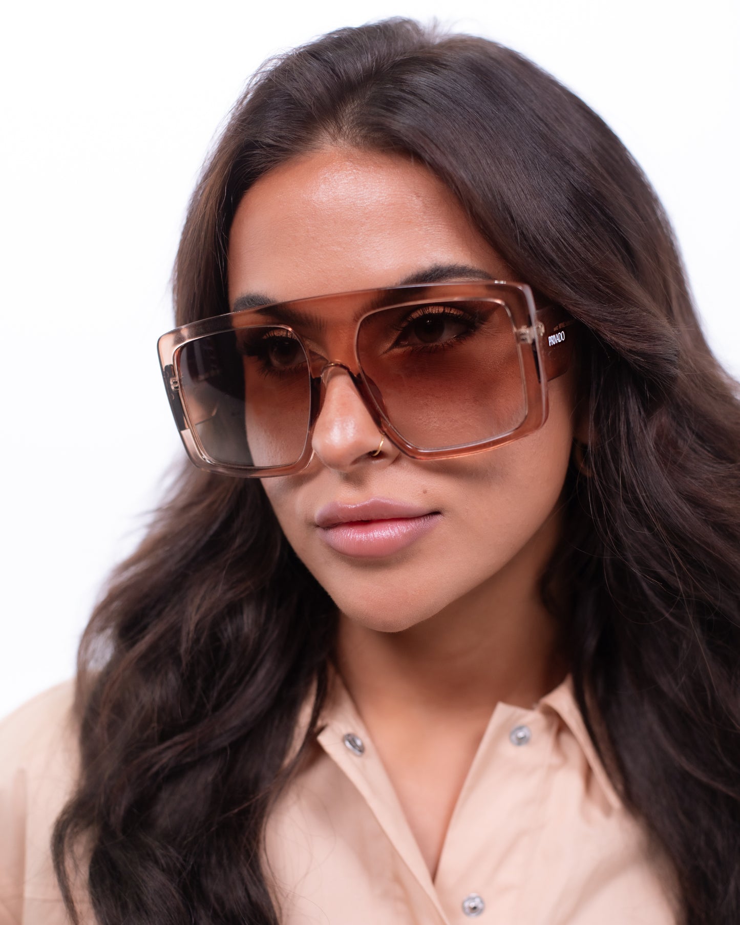 Otus - Standout Oversized Square Sunglasses - Black & Brown