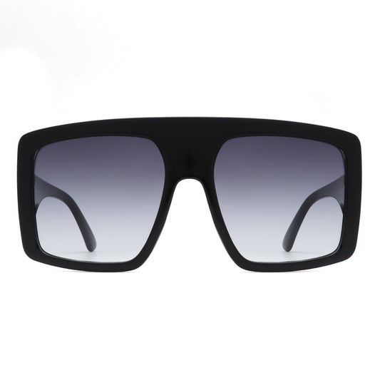 Otus - Standout Oversized Square Sunglasses - Black & Brown