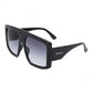 Otus - Standout Oversized Square Sunglasses - Black & Brown