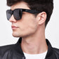 Privado Cyprus black sunglasses on male model