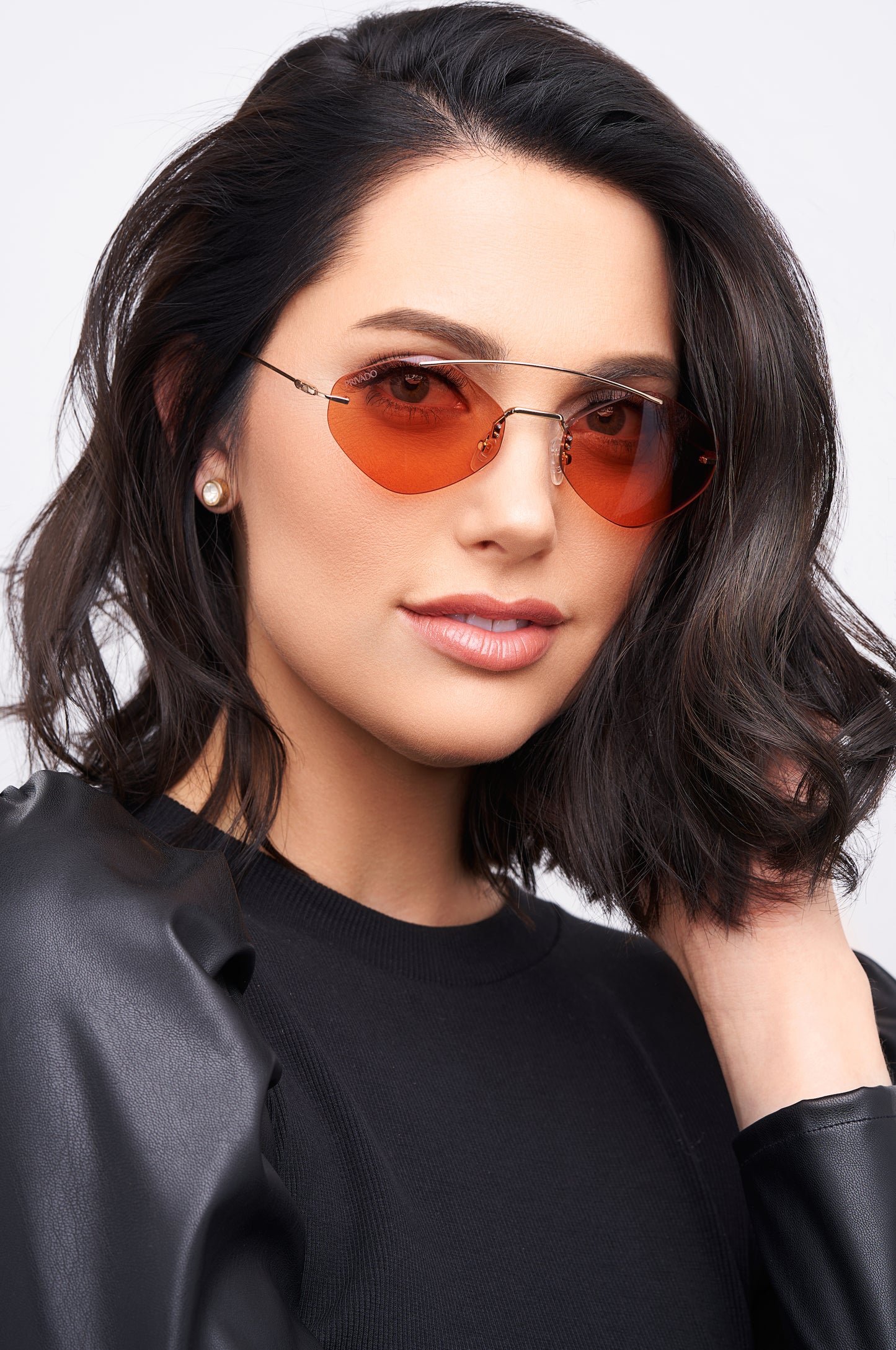 Ninox - Amber Lens Sunglasses - Gold & Black