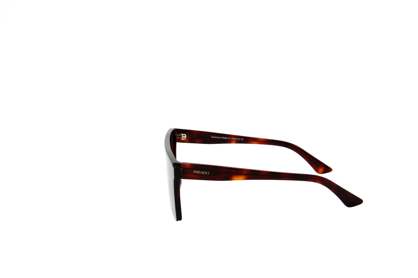 Seductus - Dark Lense Square Sunglasses - Black & Tortoise