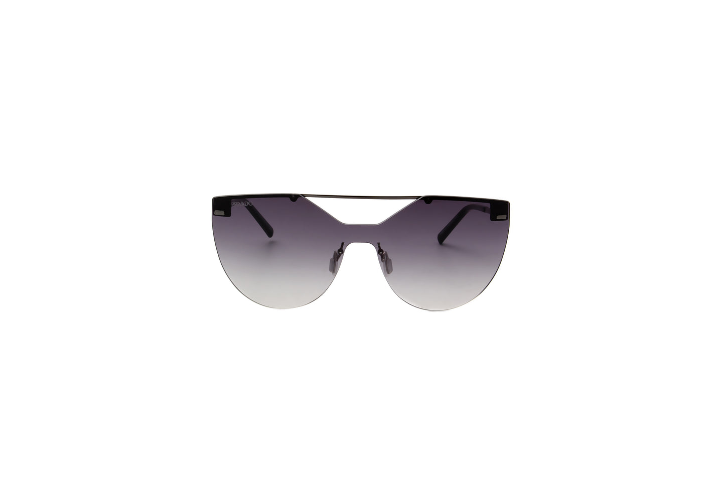 Strix - Rimless Gradient Aviator Sunglasses - Gold & Gunmetal