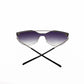Strix - Rimless Gradient Aviator Sunglasses - Gold & Gunmetal