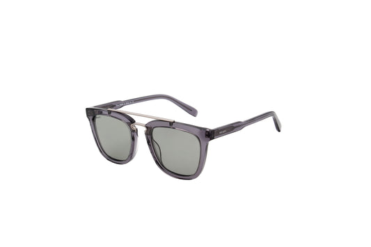 Tyto - Classic Square Polarized Sunglasses - Black & Gray