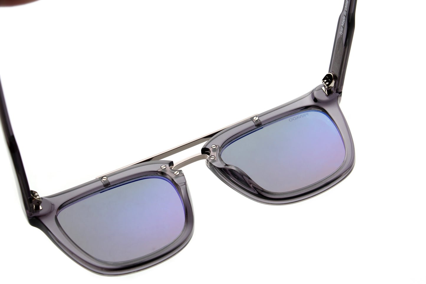 Tyto - Classic Square Polarized Sunglasses - Black & Gray