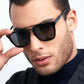 Tyto - Classic Square Polarized Sunglasses - Black & Gray